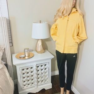 Lululemon Athletica Yellow Scuba Sports Jacket